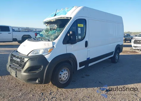 2023 Ram Promaster 2500 High Roof 159 Wb z USA, uszkodzony, nr VIN 3C6LRVDG0PE548838